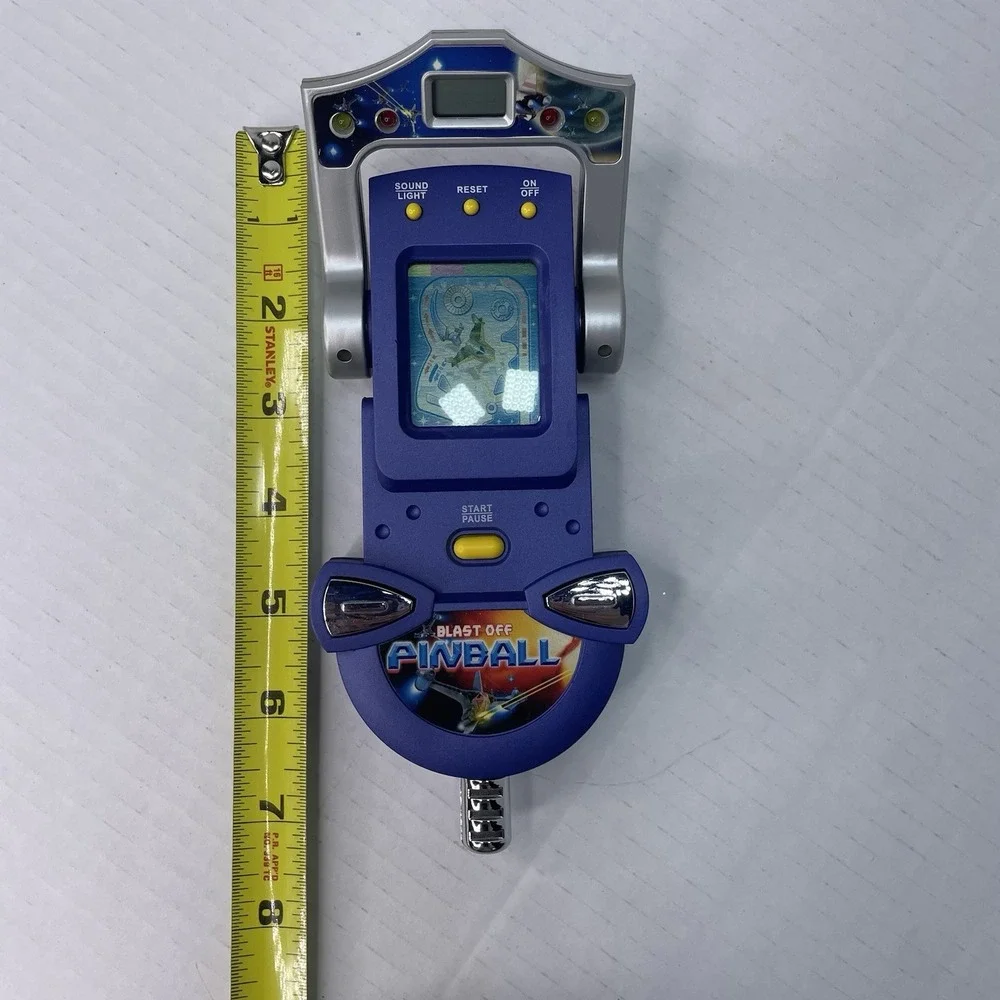 90s RadioShack Blast Off Pinball Electronic Handheld‎ Travel Game Tested Working